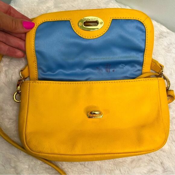 Henri Bendel Mini Crossbody Mustard Color - Picture 12 of 16